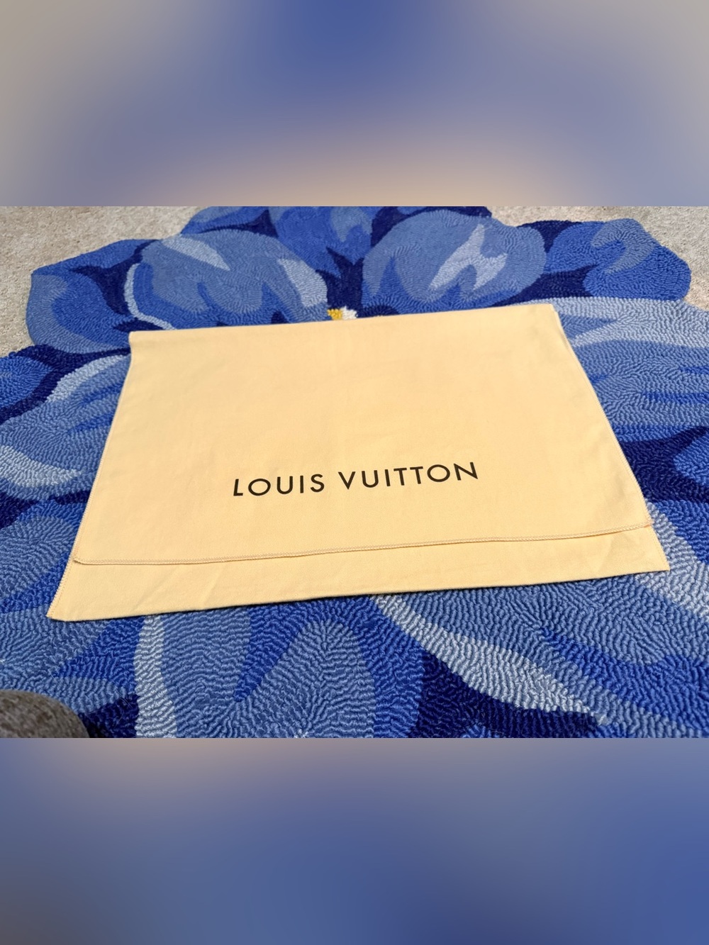 17” x 12” Louis Vuitton 100% Cotton Dust Bag
